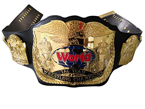 Fandu Belts 2018Imperfect Tag Team Heavyweight Championship Belt Wrestling Title 8MM Thick 7.7 lbs