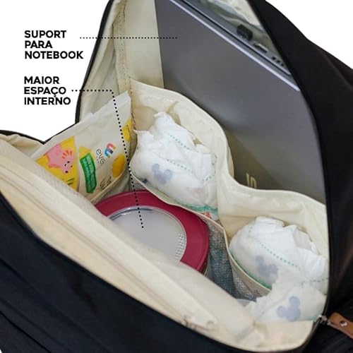 Bolsa Maternity Land modelo Luxury CINZA