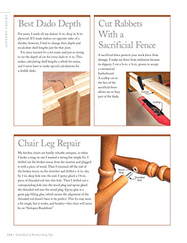 Great Book of Woodworking Tips: Over 650 Ingenious Workshop Tips, Techniques, and Secrets from the Experts at American Woodworker (Fox Chapel Publishing) Shop-Tested and Photo-Illustrated - Image 10