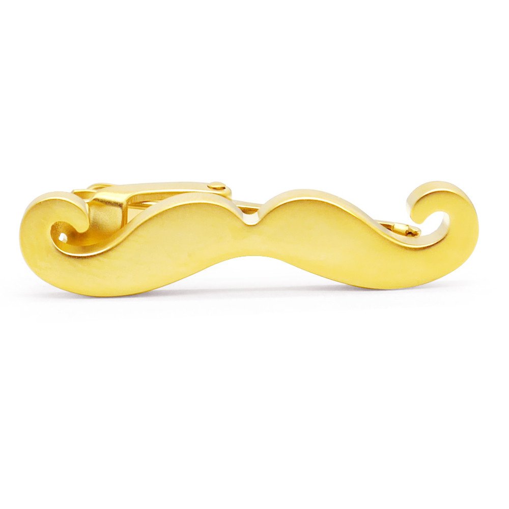 HONEY BEARMens Beard Tie Clip Bar Normal Size Skinny Boys Slim Moustache Gift