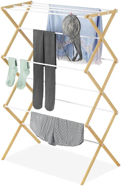 Whitmor Natural Wood Drying Rack
