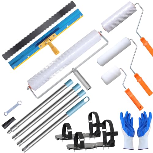 Self Leveling Cement Tool Kit- Epoxy Floor Tool Kit Includes