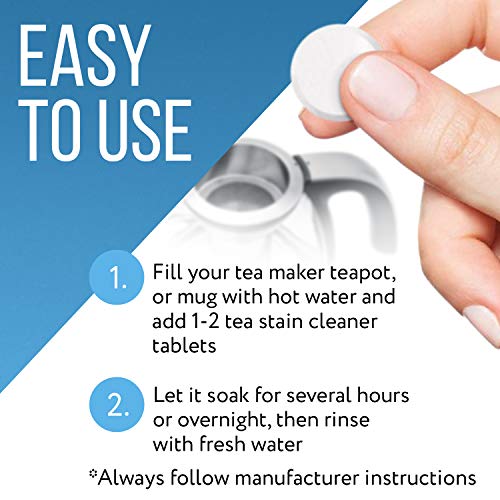 image for IMPRESA Teapot Cleaner Tablets - Compatible with Breville BTM100 & BTM
