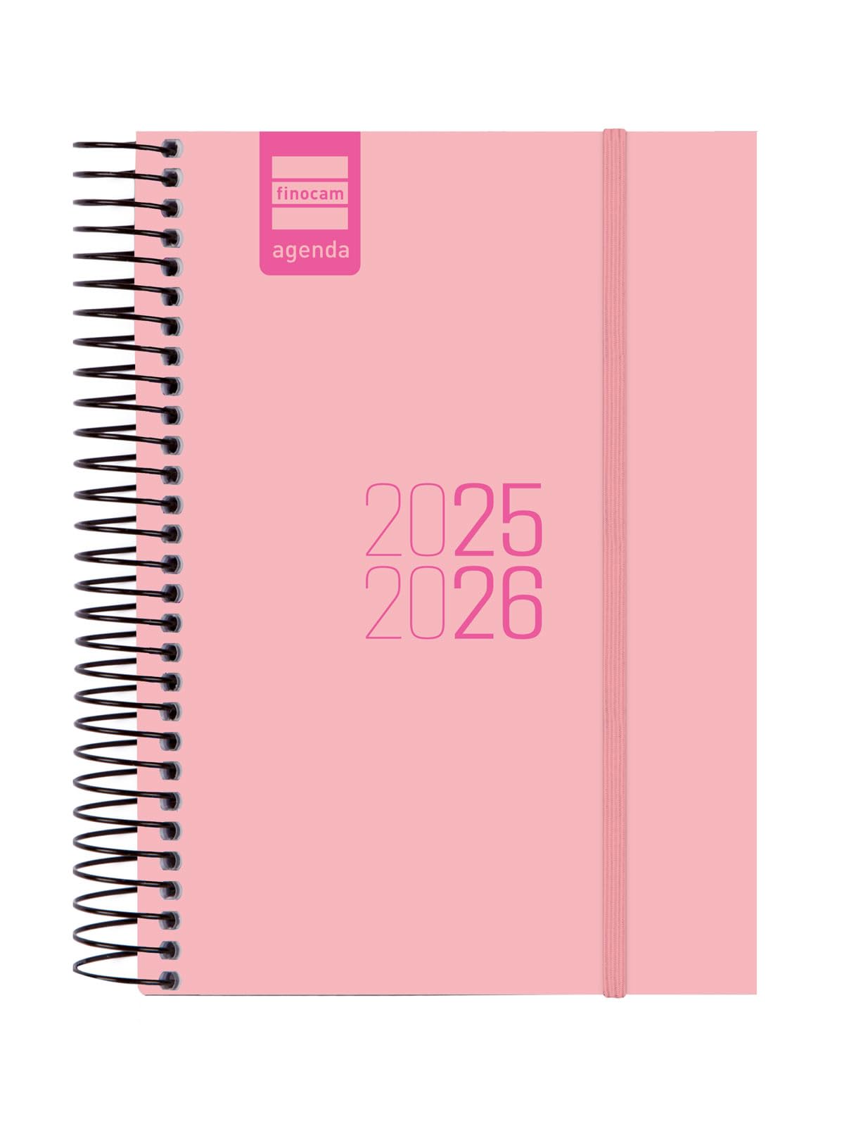 Finocam - Agenda Espir Course 2025 2026 1 Day Page September 2025- August 2026 (12 months) Pink Spanish
