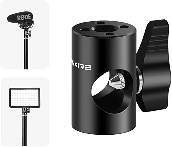 Rapid Adapter Convert with 3/8" Screw Hole, Multi-Functional Light Stand Tip Adapter Fits for Studio Monitor Stand, Camera Mount, Photo Studio Photography Light Stand