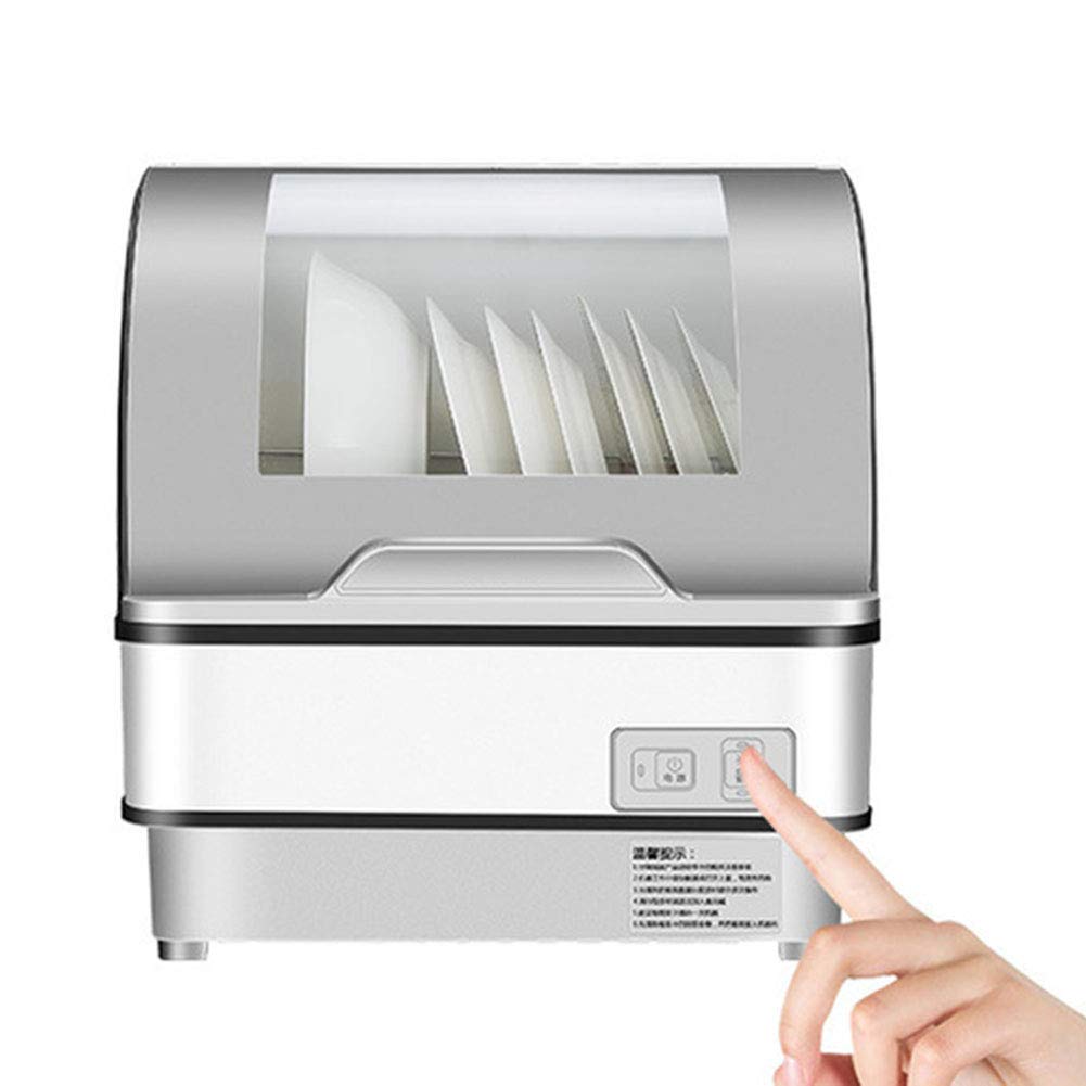 Mini lavavajillas Lavavajillas de Escritorio Lavavajillas de Mesa UV Compacto con descontaminación Integral de 360 ° y Temperatura Alta de 70 ℃ TOU