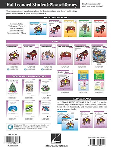 Piano Solos Book 2 - Book with Online Audio: Hal Leonard Student Piano Library