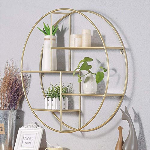 Présentoir décoratif rond pour ranger et embellir un mur de chambre