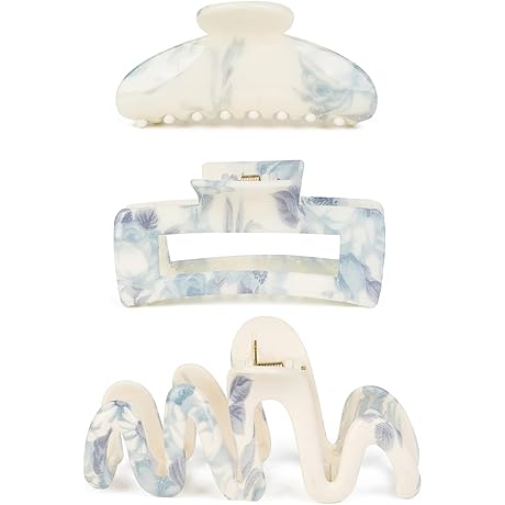 Agirlvct Marble Claw Clips for Women: Enhance your Hairstyle with Unmatched Hold and Versatility