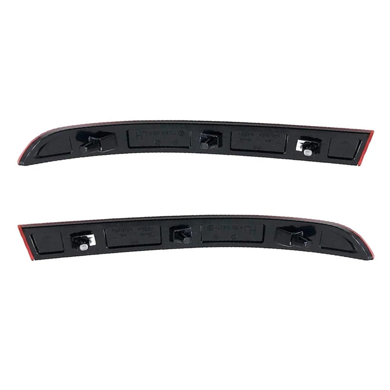Cinta Adhesiva Reflectante para coche Tiras reflectoras de luz para parachoques trasero izquierdo y derecho, compatibles con Volkswagen Touran 2006-2010, accesorios exteriores para coche.(A Pair-2Pcs)