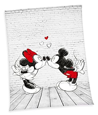 Wild South Shop Disney Mickey & Minnie Mouse XL - Manta de franela (150 x 200 cm), diseño de Mickey y Minnie Mouse | Ya disponible en tu tienda friki favorita! En mundofriki.es!