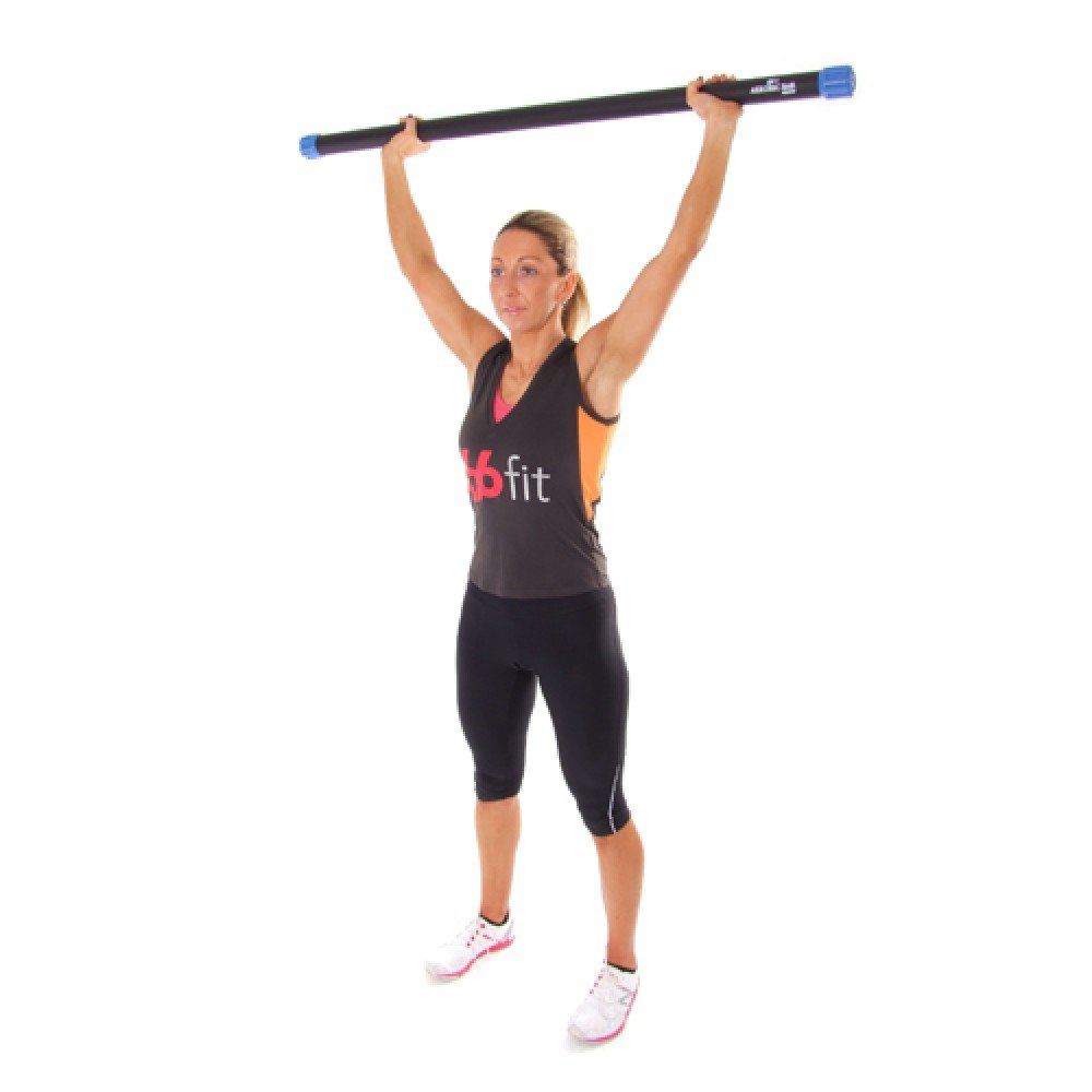 66fit Barre lestée fitness
