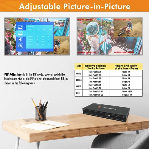 HDMI multi-visionneuse 4K pour optimiser votre espace de télétravail - 5