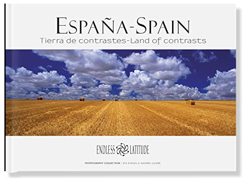 ESPAÑA   SPAIN. Tierra de contrastes   Land of contrasts. ***** Libro con fotografías panorámicas. COLECCIÓN: GUÍAS FOTOGRÁFICAS DE ESPAÑA. (Español e inglés). Formato de viaje.: Inglés, español
