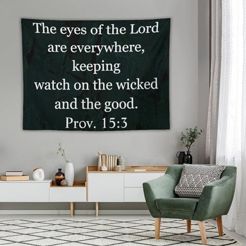 Tapisserie décoration chambre esthétique avec citation spirituelle grand format - 6