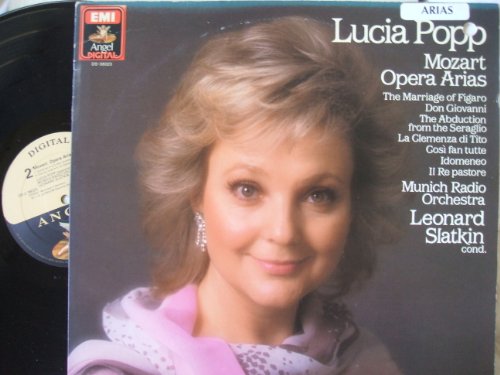 Vinyle Mozart Opera Arias Lucia Popp album classique Munich Radio Orchestra d'exception
