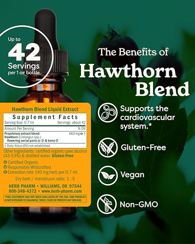 Herb Pharm Hawthorn Blend Liquid Extract