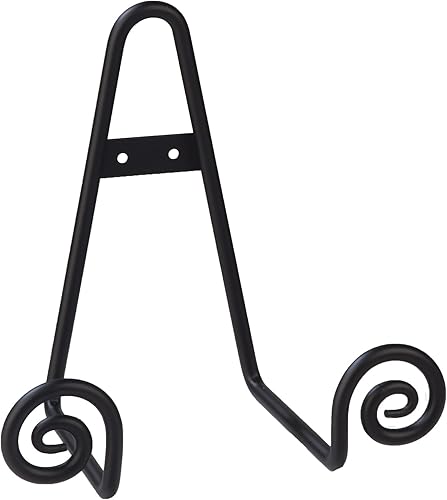 Tripar, caballete para visualización de metal, grande, color negro