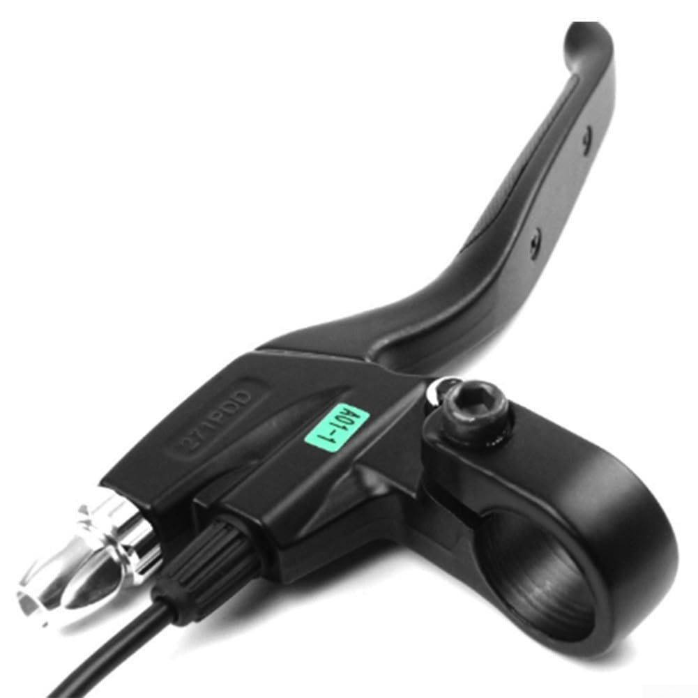 Leve del freno impermeabili per bici elettrica con sensore di arresto del motore, compatibili con barre da 22,2 mm, struttura in lega di alluminio, 2 pin, nero (a prova di acqua)