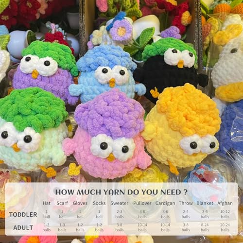 Image of 3 Pack Fluffy Chenille Chunky Yarn for Crocheting 100g(65.6yd) - Baby Yarn for Crocheting Soft - Velvet Yarns for Crochet Blanket - Amigurumi Crochet Yarns(Dark Pink