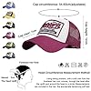 UMIPUBO Baseball Cap Mesh Hats for Men Women Unisex Embroidered Letter Patch Casual Hats Hip Hop Sun Hats (Red) #5