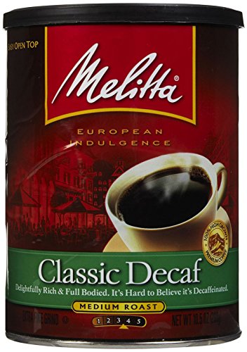 Melitta Classic Decaffeinated Ground Coffee, 10.5 oz (Pack of 2)