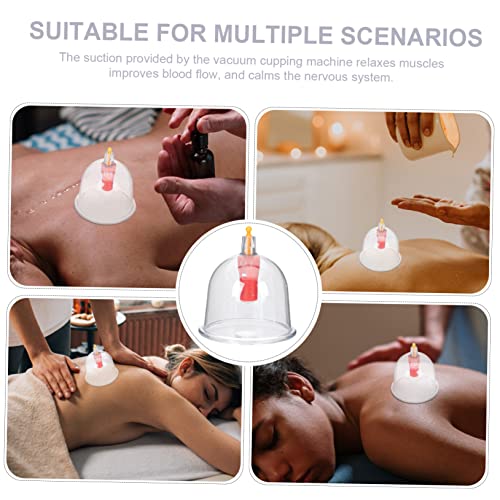 Tazas de ventosa para cupping, herramientas duraderas de masaje por succión para uso en casa, deporte y relajación, juego miniatura 6