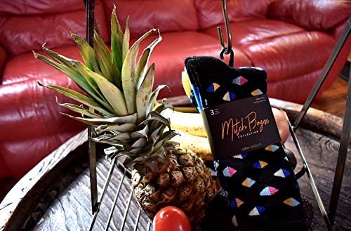 Men's Colorful Dress Socks - Fun Patterned Funky Crew Socks For Men - 12 Pack - Image 8