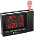 Ambient Weather RC-8401 Projection Clock with Forecast, Barometer, Atomic Clock and Indoor/Outdoor Temperature Color Changing Display