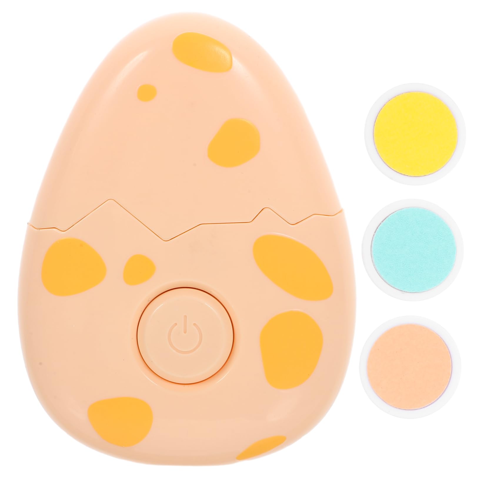 NULYLU Cute Cartoon Design Baby Electric Nail Trimmer Baby Nail File for Manicure Grinding Pads