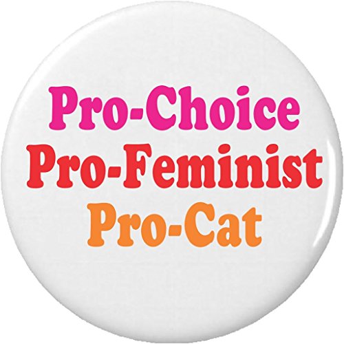 Pro-Choice Pro-Feminist Pro-Cat 2.25” Large Magnet