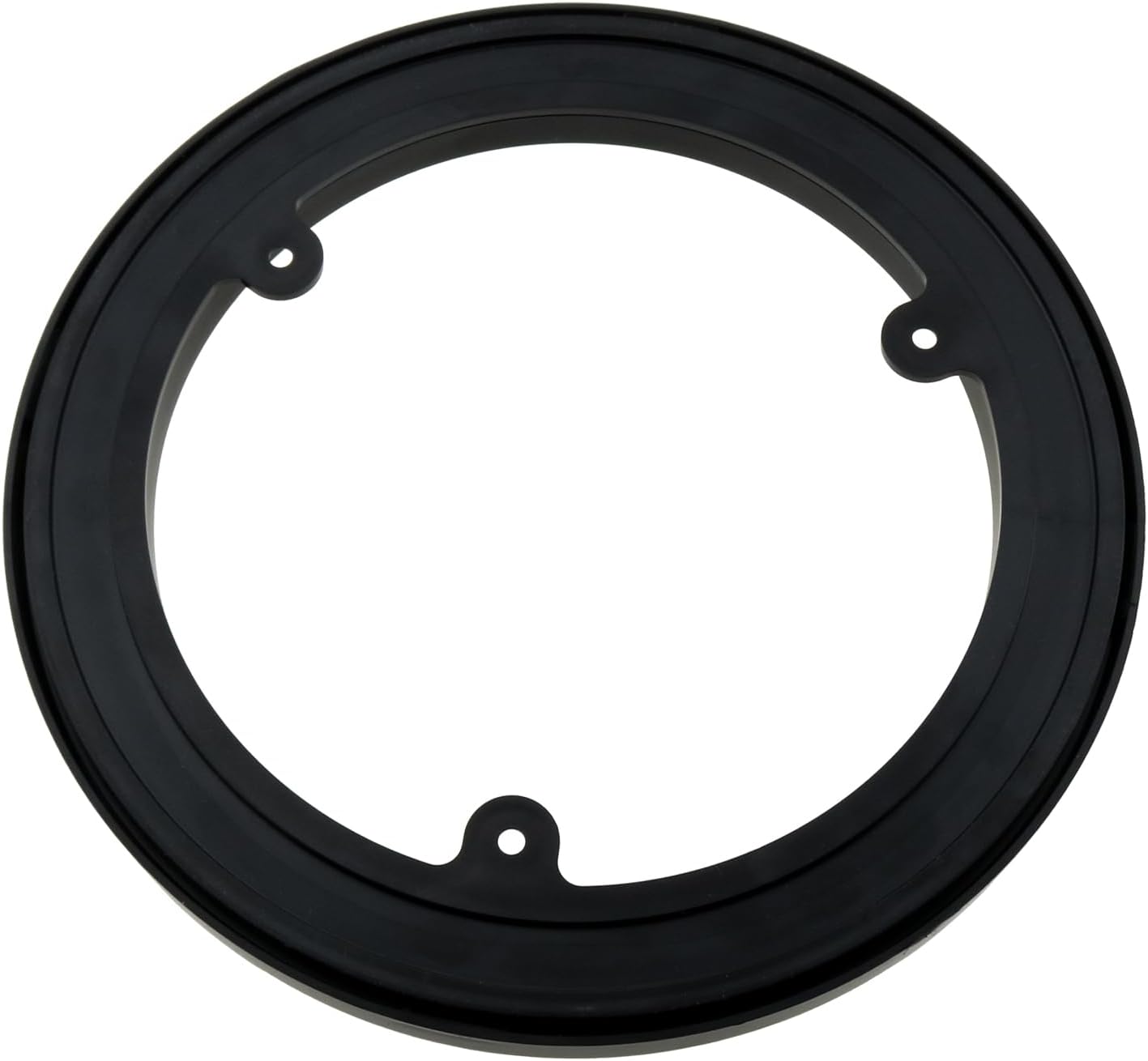 8Inch Black Round Plastic Lazy Susan 200x14mm / 8x0.55inch for Potted Plants, Rotating Display Stand, Stereo Speakers,Dining-Table