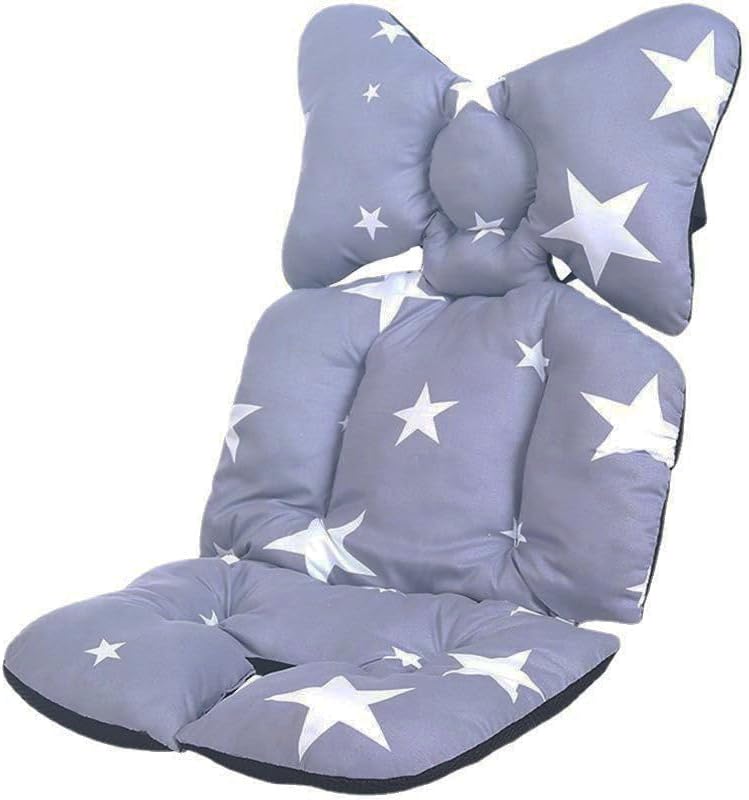 Baby Stroller Cushion High Chair Seat Cushion Liner Pad Baby Head Body Support Car Seat Protector Universal Padding Liner for Stroller Pram Pushchair Baby Carrier Car Seat