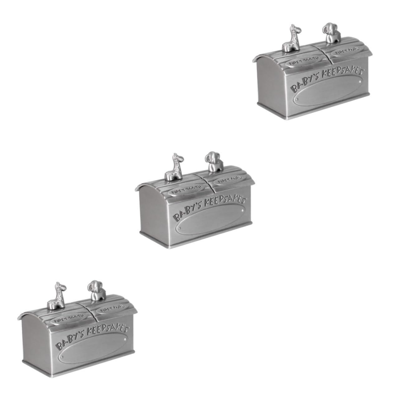 UPKOCH 3stücke Zahndose Mit Einzigartigem Design Langlebiger Aufbewahrungsbox Für Milchzähne Und Erste Haarsträhnen Für Erinnerungsstück