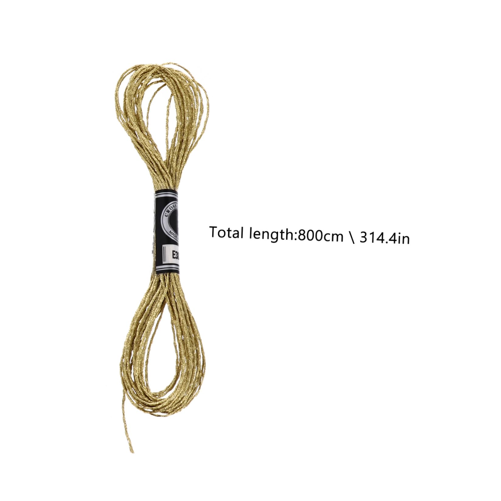 DOITOOL 2 Series Hilo De Bordar Metálico Para Punto Cruz De Metros Accesorios Para Manualidades Diy Para Proyectos Y Joyería 16 Piezas X 2