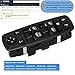 Front Driver Side Master Power Window Switch Door Lock Main Control Button Automotive Interior Trim Compatible with 2008-2012 Dodge Journey & Nitro, Jeep Liberty, RAM 1500/2500/3500 Replace 4602632AG