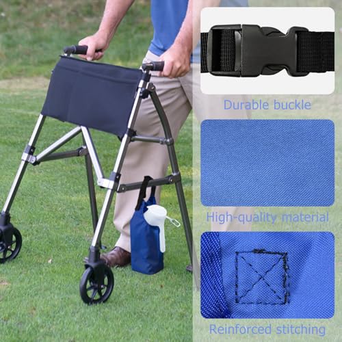Urinflaschenhalter für Rollstuhl, Rollator, Rollator, tragbarer Rollator, Getränkehalter, Flaschenhalterung, Zubehör, 1 Stück