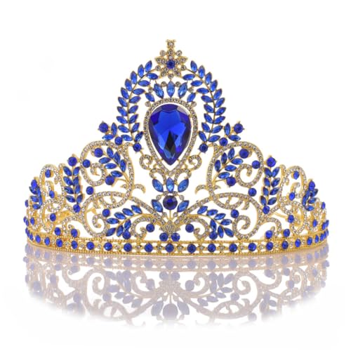 Couronne baroque cheveux femme serre-tête strass confortable sans douleur