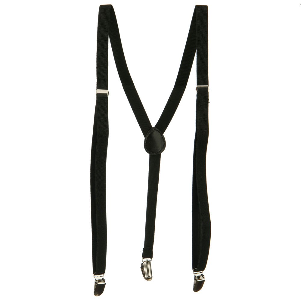 Thin Fashion Suspender - Black OSFM