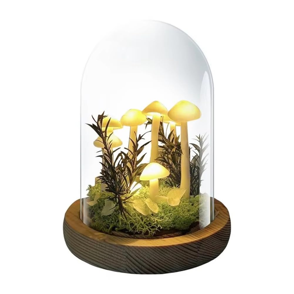 Rfeeuubft Light Small Mushroom Lamp Handmade Mushroom Night Novelty Night Project Small Mushroom Lamp Arts And Crafts