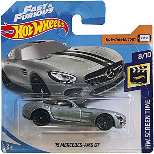 Hot Wheels15 Mercedes-AMG GT HW Screen Time 107/250 Short Card