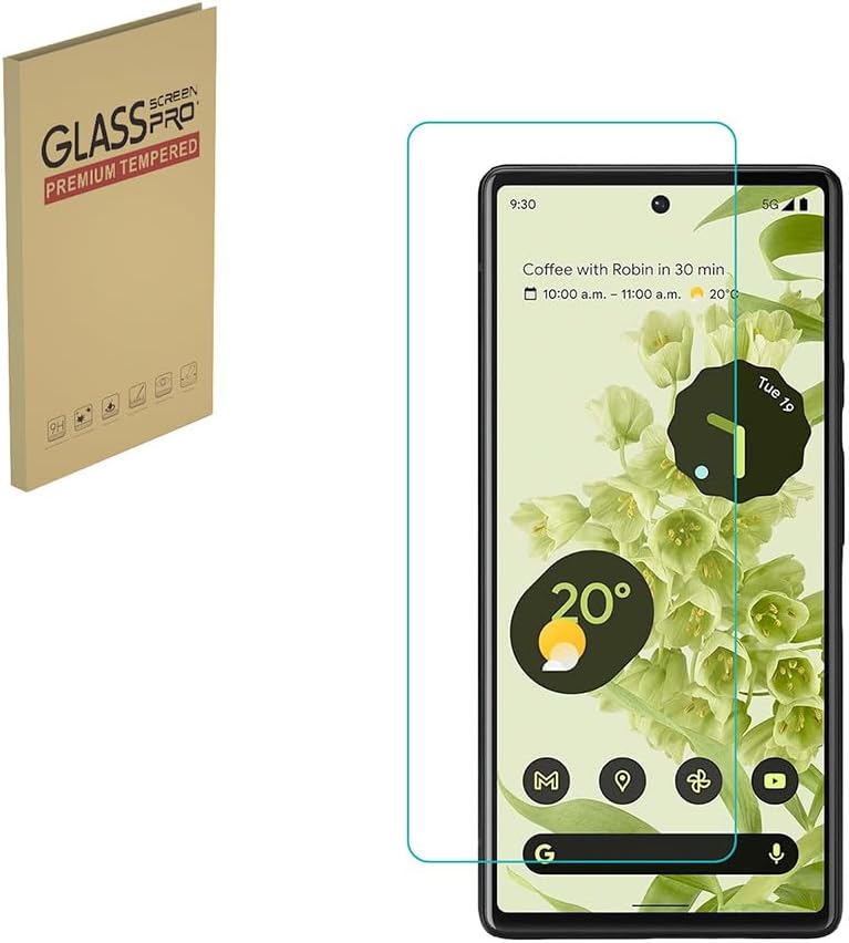 Screen Protector for Google Pixel 6, 1 Piece Tempered Glass Screen Protector, HD, 9H Hardness, Anti-scratch, Anti-wear, Bubble Free