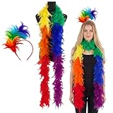Stilvolle Accessoires: Perfekt abgestimmte Farben für ein harmonisches Gesamtbild. Die Federn sind gleichmäßig verteilt für eine gleichmäßige Optik. Erhöht die Attraktivität jedes Outfits