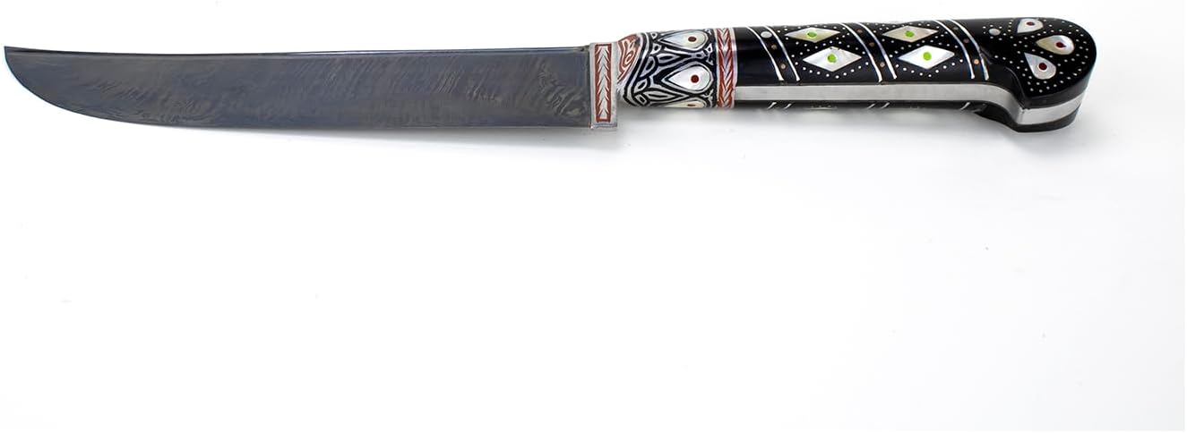 Damascus Steel Handmade Kitchen Knife from Uzbekistan