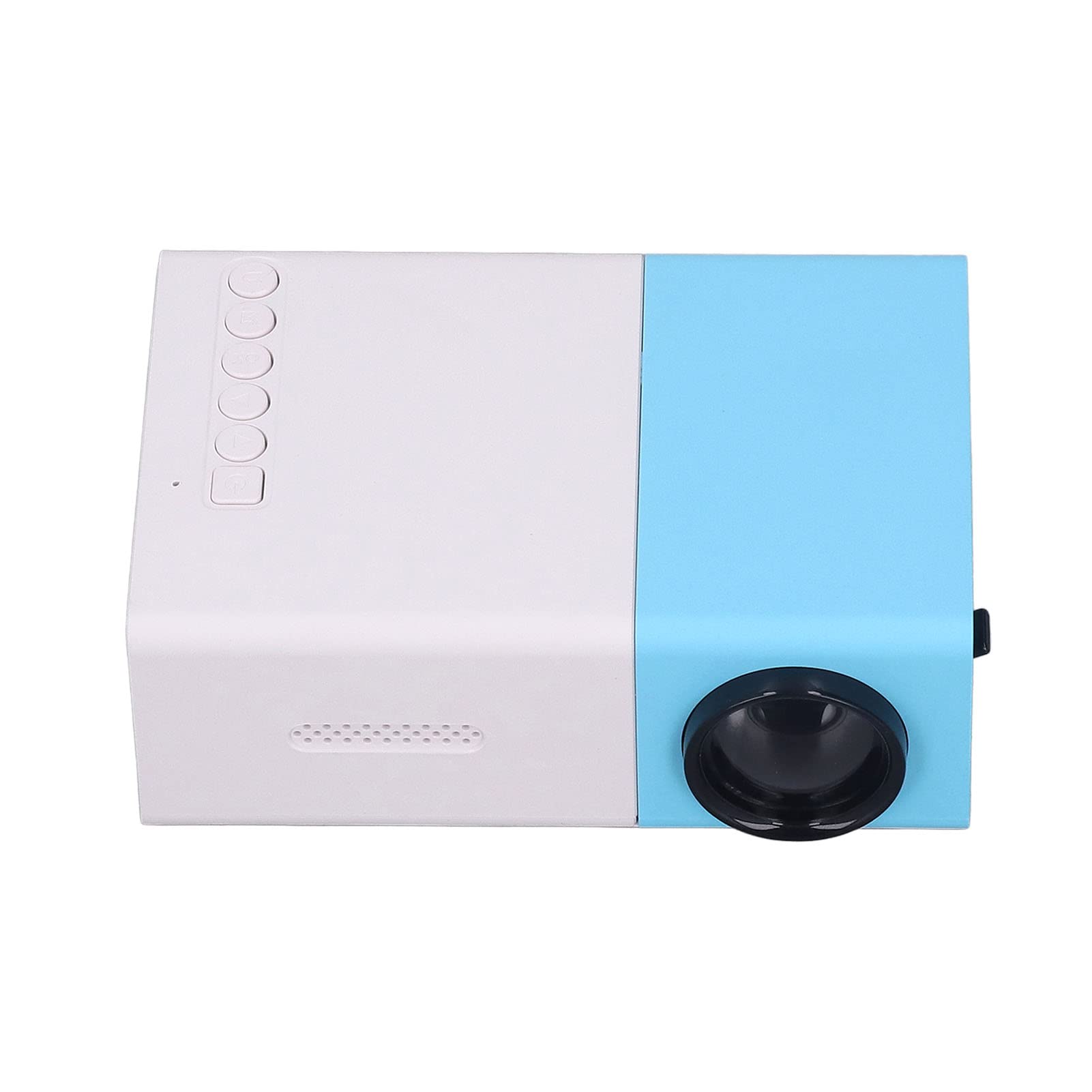 Mini Proiettore, Proiettore Portatile per Imaging a Riflessione Diffusa di Mini Dimensioni 1080P, Proiettore HD Altoparlante Integrato per Film di Gioco 100‑240 V, per Home Theater(Spina UE)