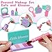 Toyssa Wooden Pretend Makeup for Toddlers 3-5, Kids Makeup Sets for Girls 3-4 with Storage Box, Princess Pretend Play Beauty Salon Toys Kits, Christmas Birthday Gifts for Girls Toys Aged 3 4 5 6 7