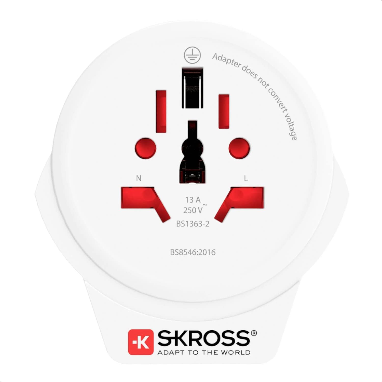 SKROSS World to Europe 1500266 USB 1.0 Travel Adapter