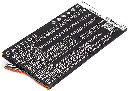 Miniatura 3 de Reemplazo de batería de 3,7 V para tableta Barnes & Noble BNA-B0002, L83-4977-266-01-4 BNRV400, BNTV400, Nook HD 7