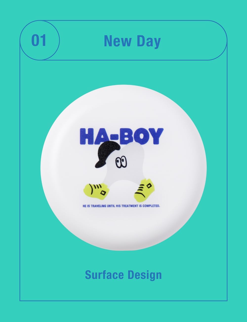 [Japan Brand] Clear Aligner and Retainer Case by HA-BOY | Slim and Lightweight | Secure Magnetic Closure (01.New Day)