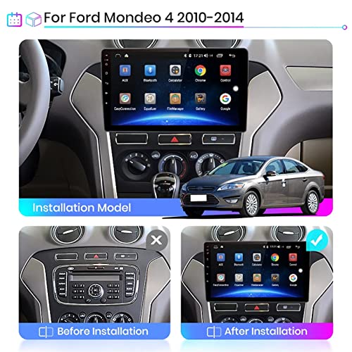 Auto Stereo Android HD Touchscreen Head Unit Voor Ford Mondeo 4 2010-2014 Plug En Play Auto Accessoires Auto Radio… - Image 4